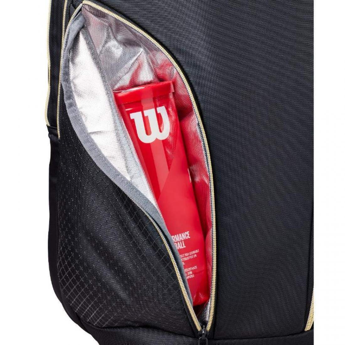 WILSON DEFY V1 BACKPACK BLACK GOLD PADEL BAG