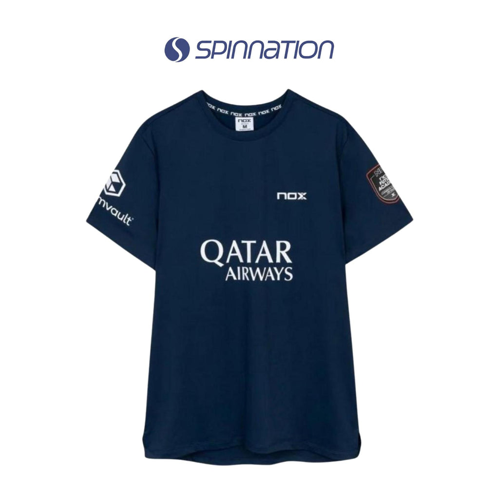NOX SPONSOR AT10 DARK BLUE T-SHIRT 2026  BY AGUSTIN TAPIA