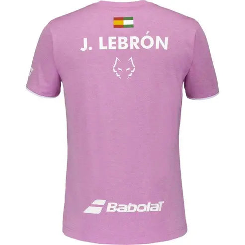 T-SHIRT BABOLAT PINK - XL BY. JUAN LEBRON