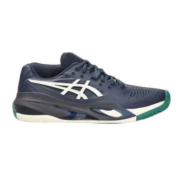 ASICS GEL RESOLUTION X CLAY MIDNIGHT BLUE CREAM SHOES