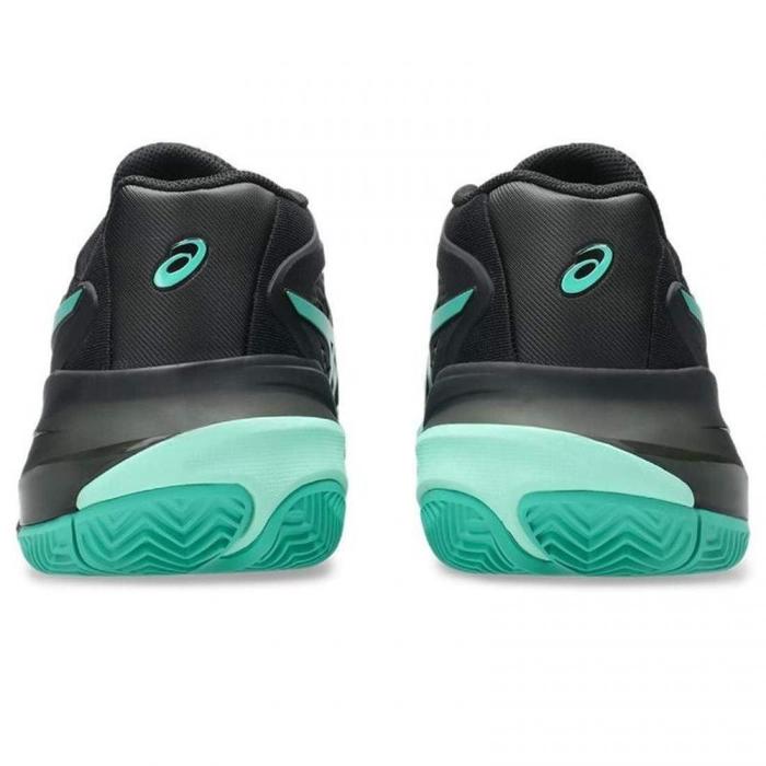 ASICS GEL RESOLUTION X CLAY BLACK GREEN AURORA SHOES