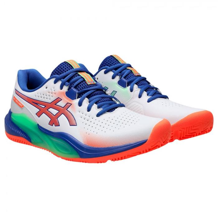 ASICS GEL CHALLENGER 15 WHITE CORAL PADEL SHOES