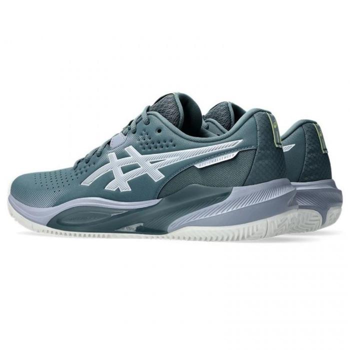 ASICS GEL CHALLENGER 15 CLAY GREEN STEEL GREY SHOES