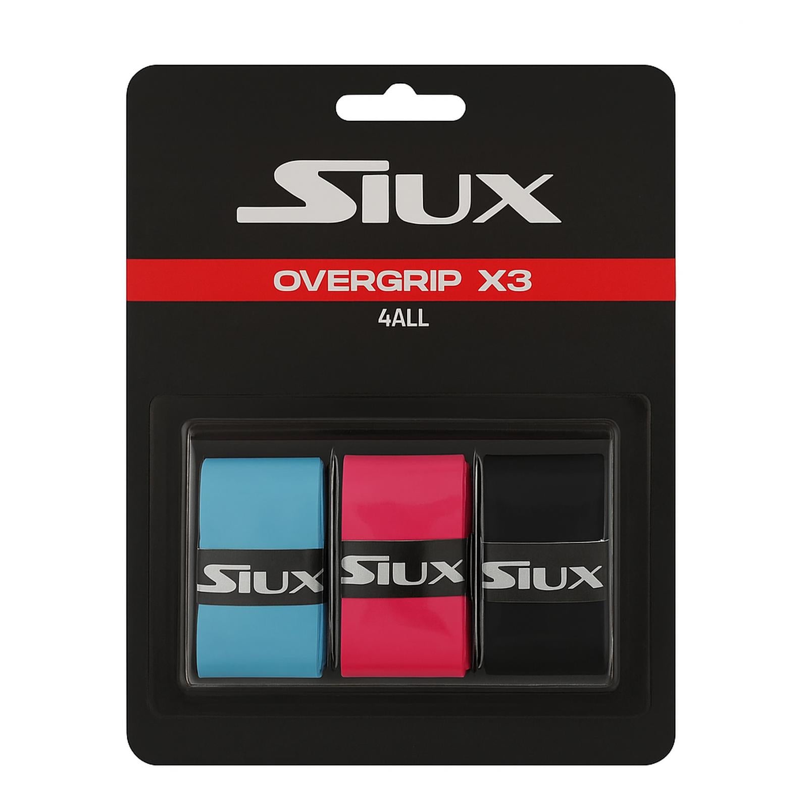 BLISTER OVERGRIPS SIUX FOR ALL MULTICOLOR