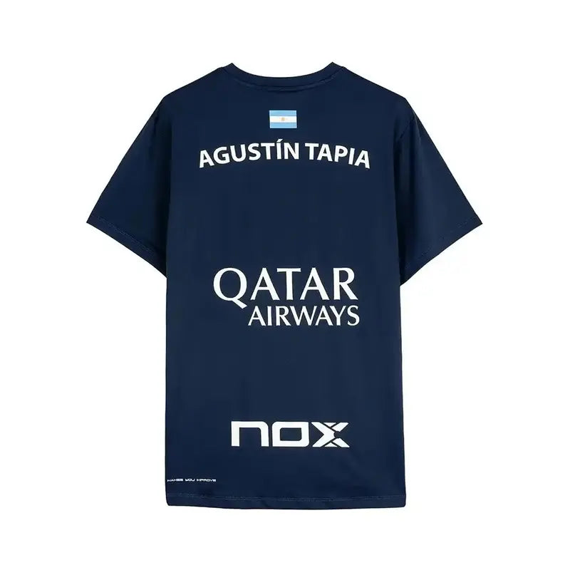 NOX SPONSOR AT10 DARK BLUE T-SHIRT - BY AGUSTIN TAPIA