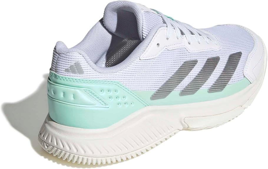 PADEL/TENNIS SHOES Adidas Courtquick White Silver Woman Shoes