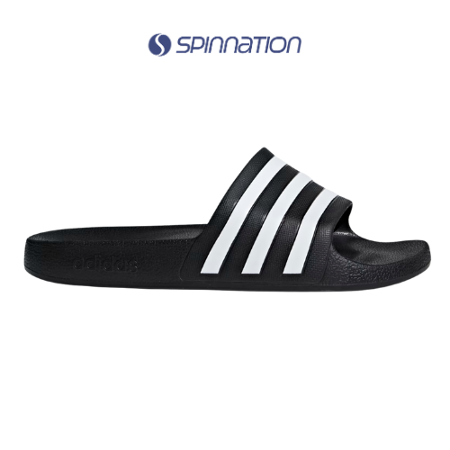 SANDAL UNISEX ADIDAS ADILETTE AQUA HITAM PUTIH
