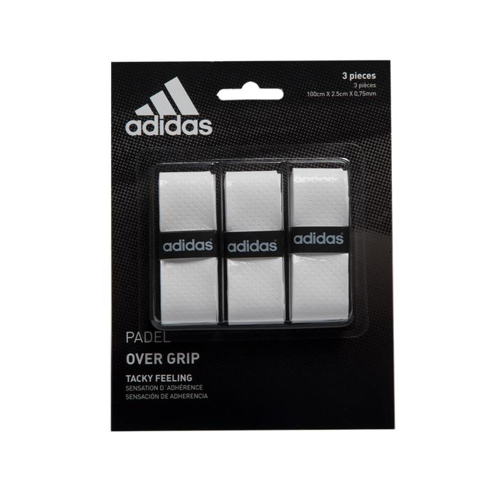 ADIDAS OVERGRIPS 3 PACK WHITE
