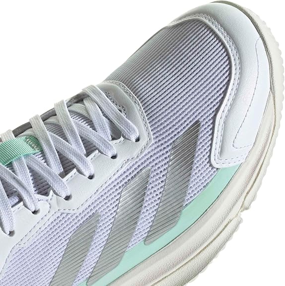 PADEL/TENNIS SHOES Adidas Courtquick White Silver Woman Shoes