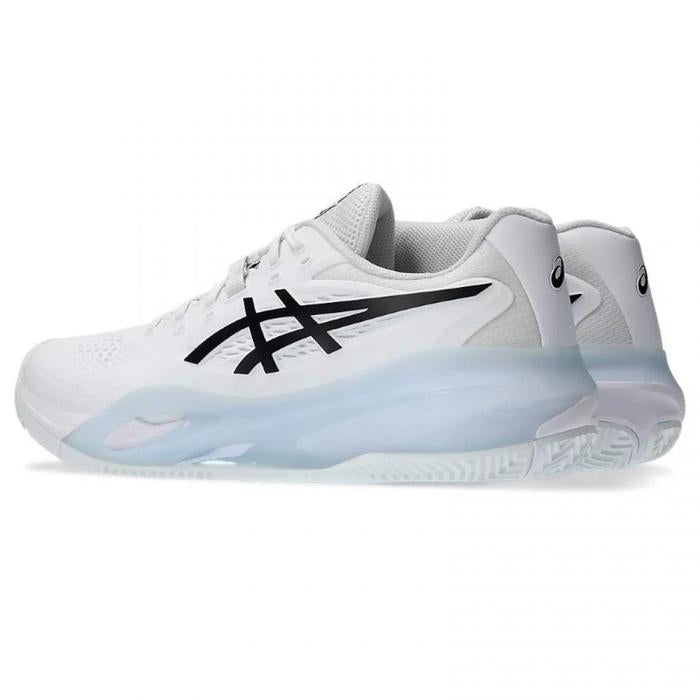 ASICS GEL RESOLUTION X CLAY WHITE BLACK SHOES