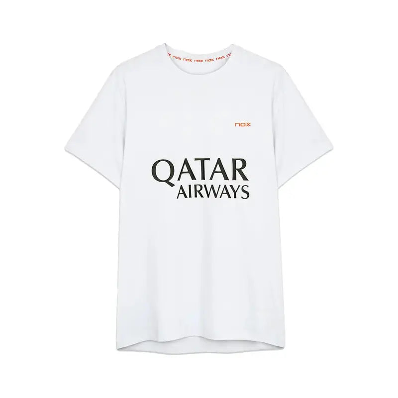 NOX SPONSOR AT10 WHITE T-SHIRT - BY AGUSTIN TAPIA