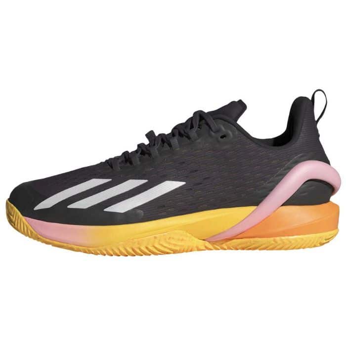 ADIDAS ADIZERO CYBERSONIC BLACK SILVER ORANGE MEN SHOES