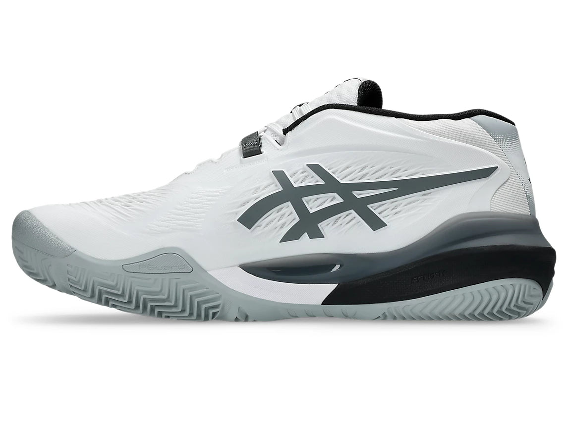 PADEL/TENNIS SHOES ASICS GEL RESOLUTION X WHITE STEEL GREY SHOES