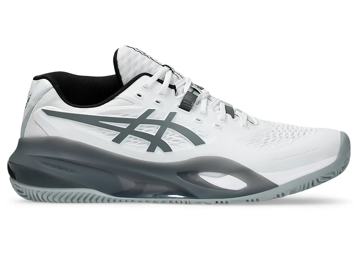 PADEL/TENNIS SHOES ASICS GEL RESOLUTION X WHITE STEEL GREY SHOES