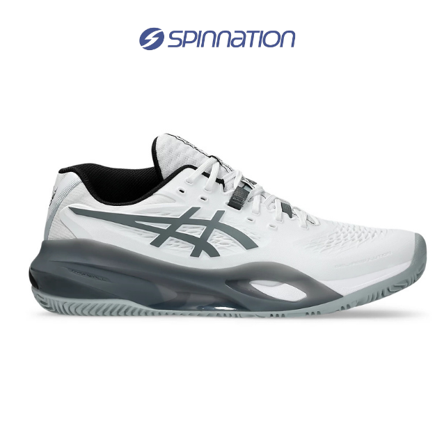 PADEL/TENNIS SHOES ASICS GEL RESOLUTION X WHITE STEEL GREY SHOES