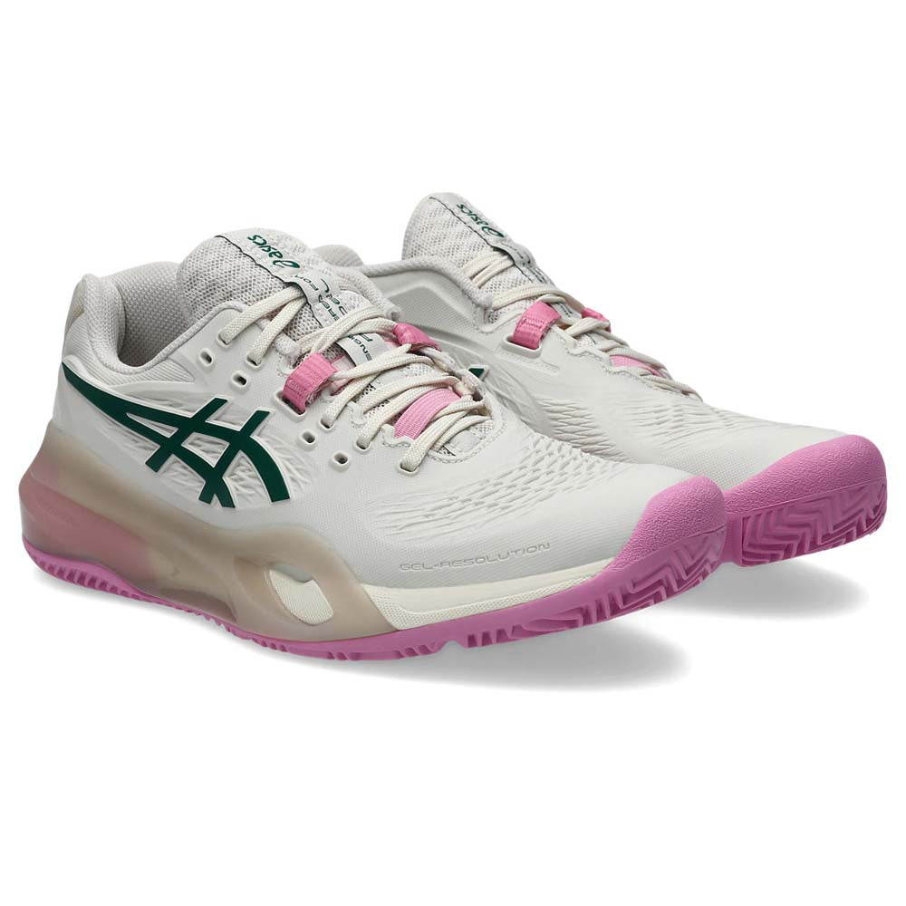 PADEL/TENNIS SHOES ASICS RESOLUTION X SOFT OAT JEWEL GREEN SHOES