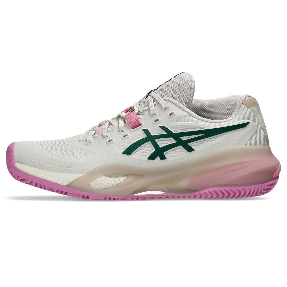 PADEL/TENNIS SHOES ASICS RESOLUTION X SOFT OAT JEWEL GREEN SHOES