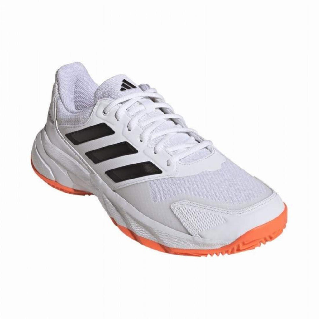 ADIDAS COURTJAM CONTROL 3 CLAY WHITE ORANGE BLACK
