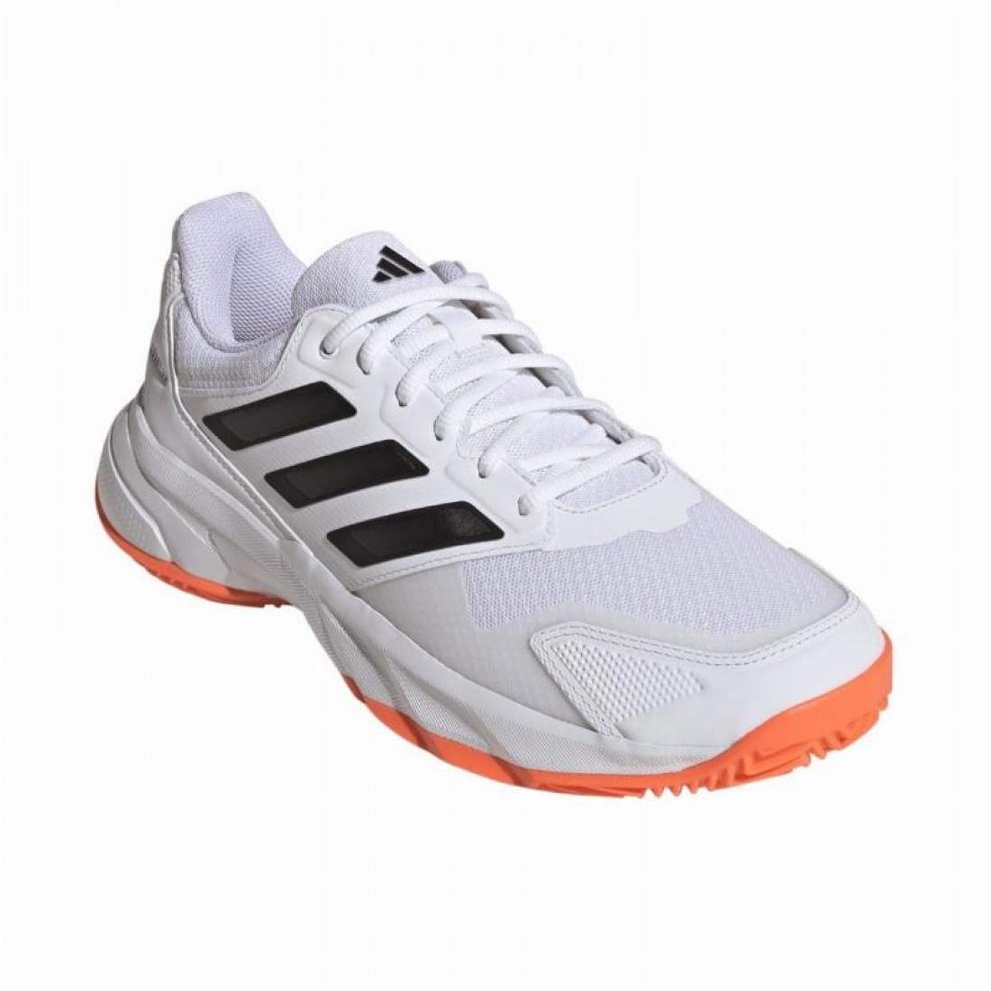 ADIDAS COURTJAM CONTROL 3 CLAY WHITE ORANGE BLACK