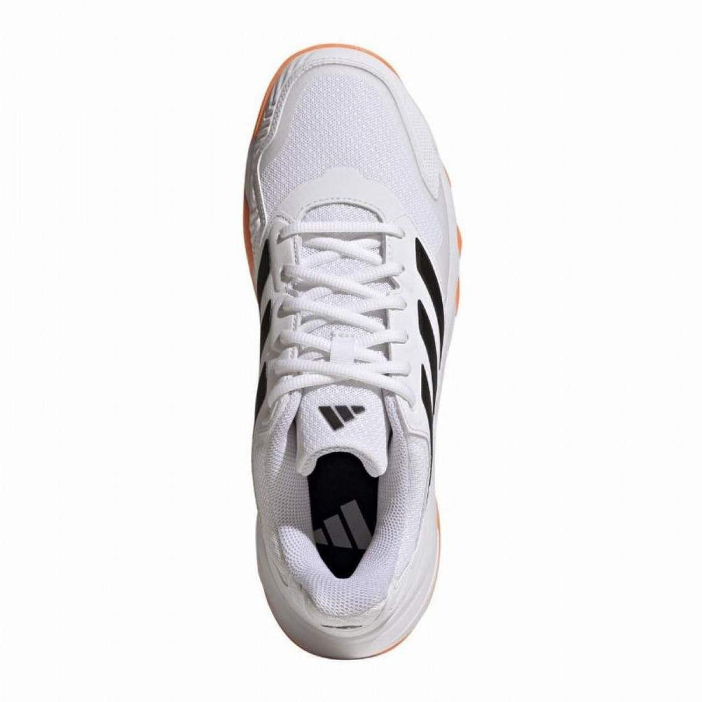 ADIDAS COURTJAM CONTROL 3 CLAY WHITE ORANGE BLACK