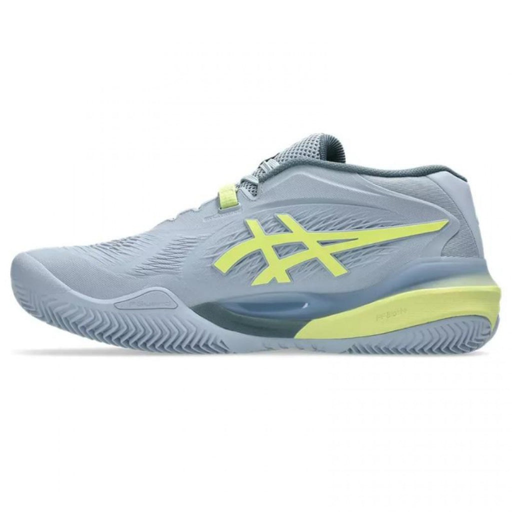 ASICS GEL RESOLUTION X CLAY GREY GREEN PISTACHIO SHOES