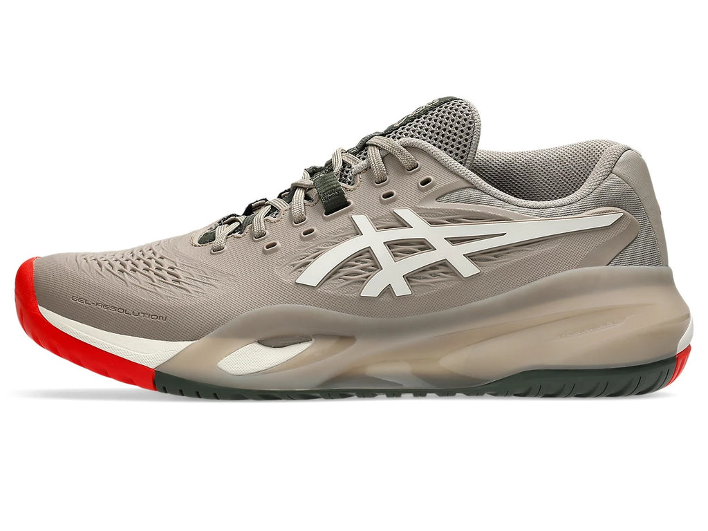Asics Gel Resolution X Greige Soft Oat Shoes