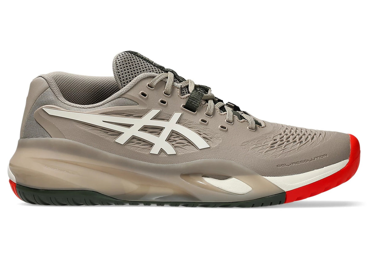 Asics Gel Resolution X Greige Soft Oat Shoes