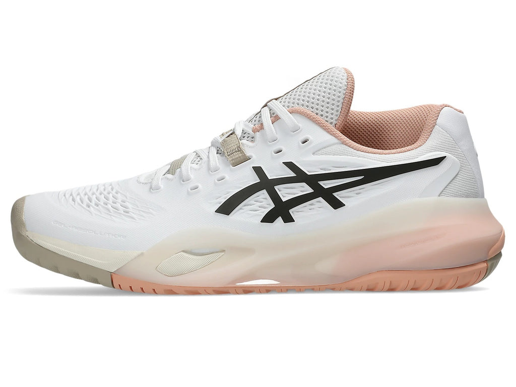 Asics Gel Resolution X White Black Coffe Shoes