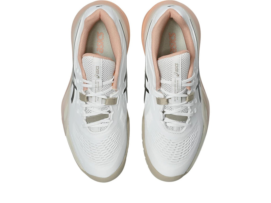 Asics Gel Resolution X White Black Coffe Shoes