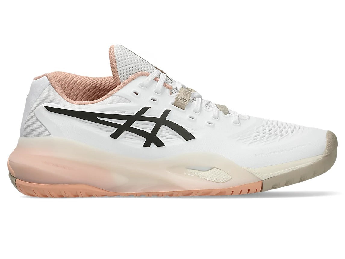 Asics Gel Resolution X White Black Coffe Shoes