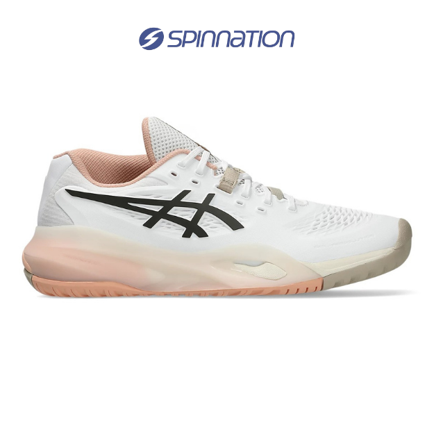 Asics Gel Resolution X White Black Coffe Shoes