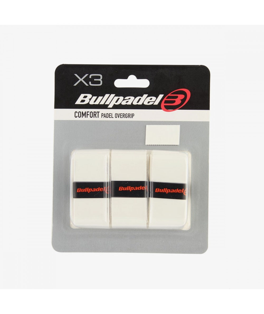 BULLPADEL COMFORT WHITE OVERGRIPS