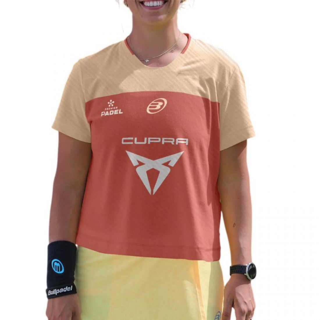 BULLPADEL AZABAL OFFICIAL T-SHIRT GRAPEFRUIT