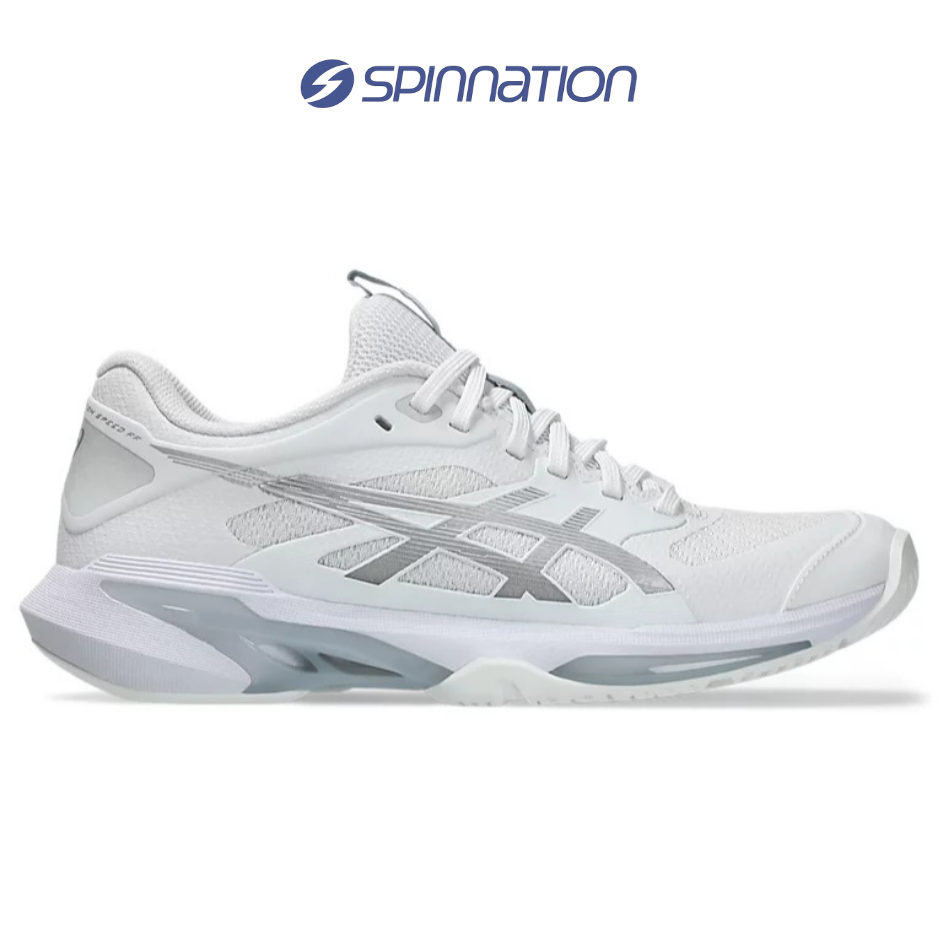 PADEL/TENNIS SHOES ASICS SOLUTION SPEED FF 4 WOMAN WHITE PURE SILVER SHOES