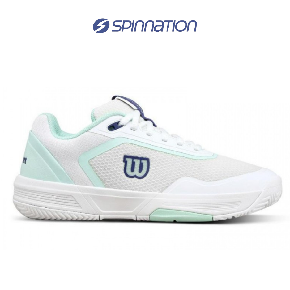 PADEL/TENNIS SHOES WILSON COURTGLIDE WHITE AQUAMARINE WOMAN SHOES