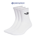 ADIDAS TR CREW S 3P - WHITE SOCKS