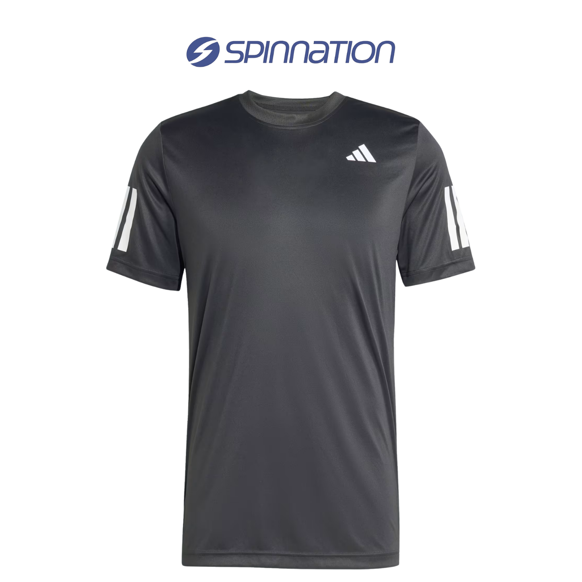 ADIDAS CLUB 3STR TEE - BLACK T-SHIRT
