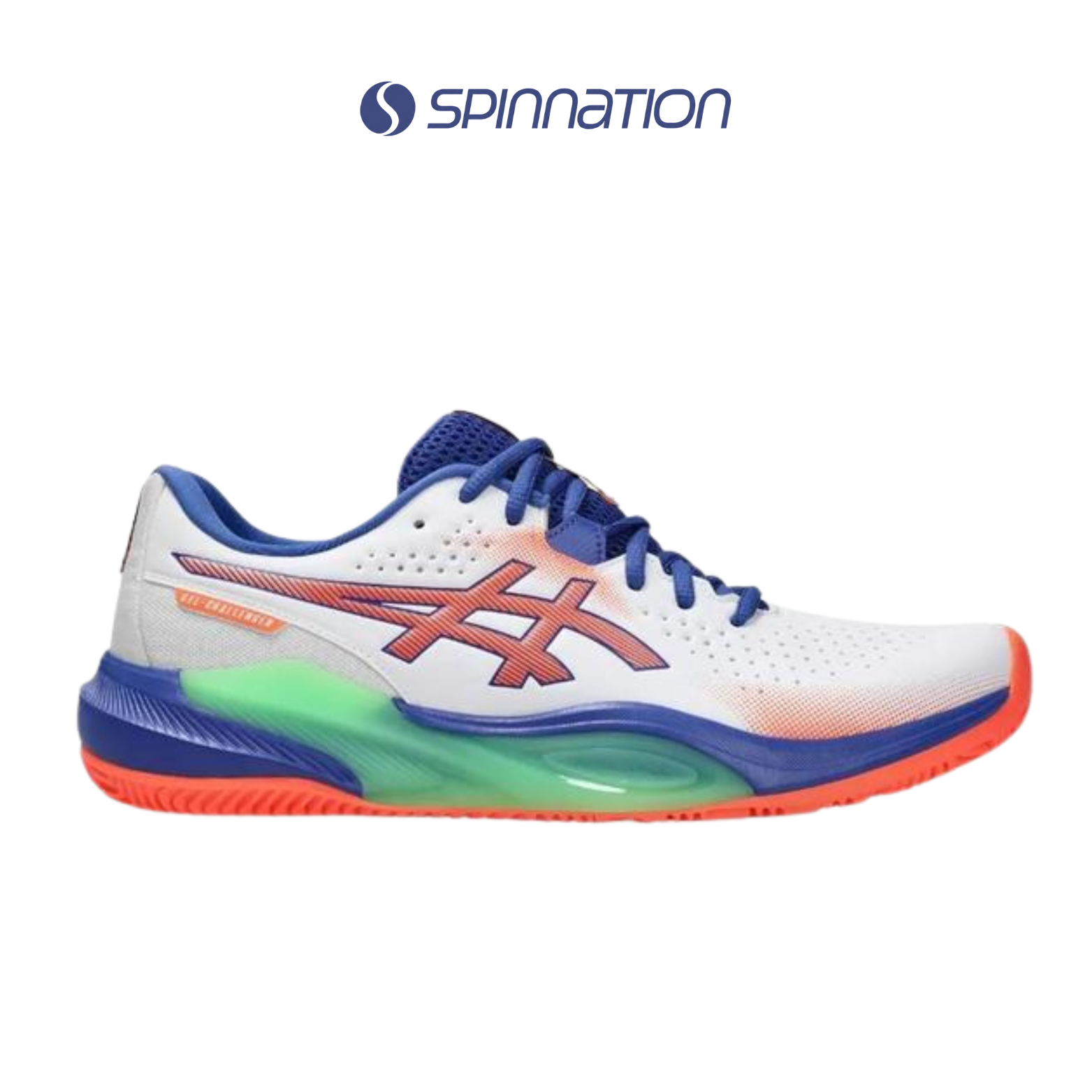 ASICS GEL CHALLENGER 15 WHITE CORAL PADEL SHOES