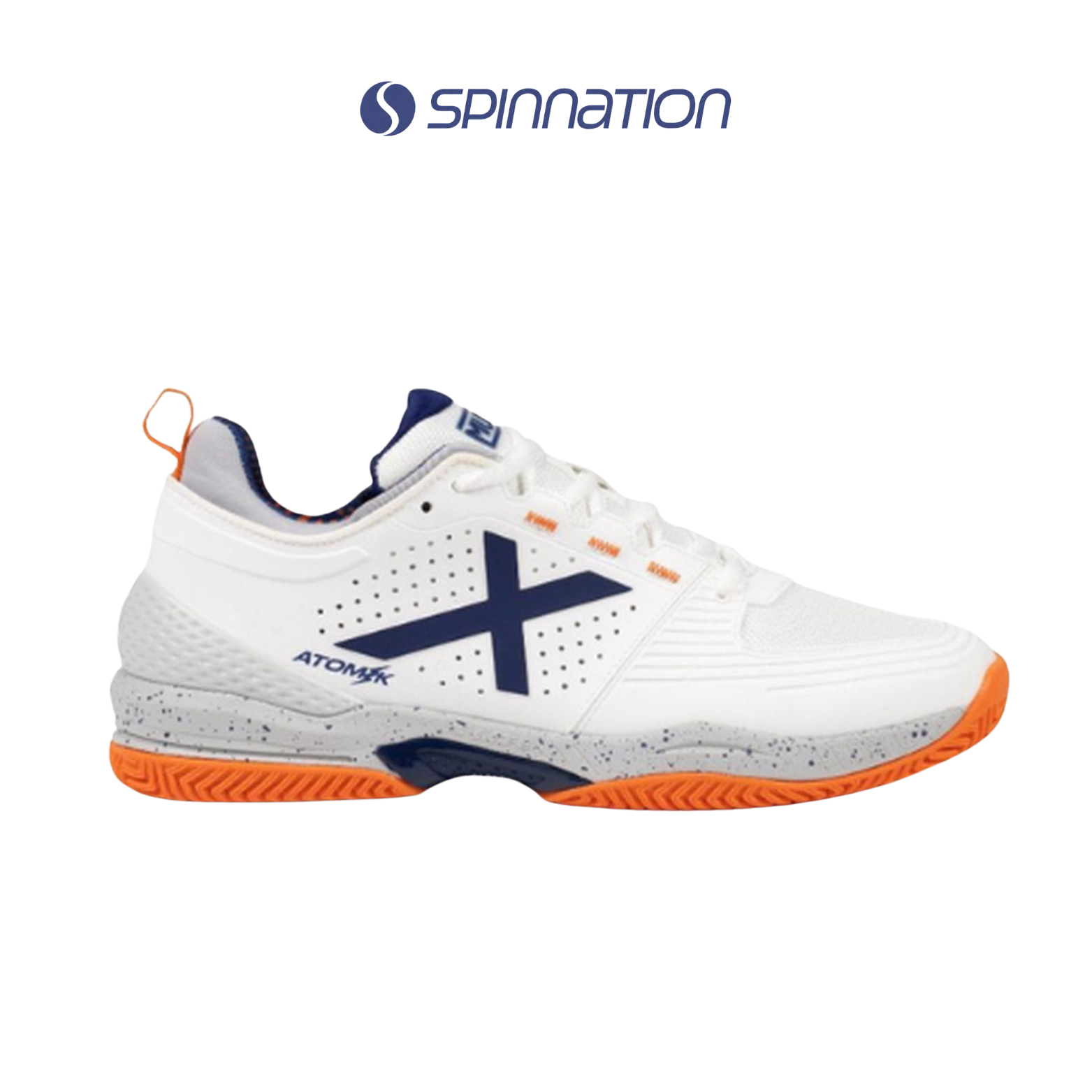 MUNICH ATOMIK 49 WHITE ORANGE SHOES