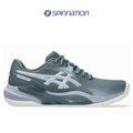 PADEL/TENNIS SHOES ASICS GEL CHALLENGER 15 CLAY GREEN STEEL GREY SHOES