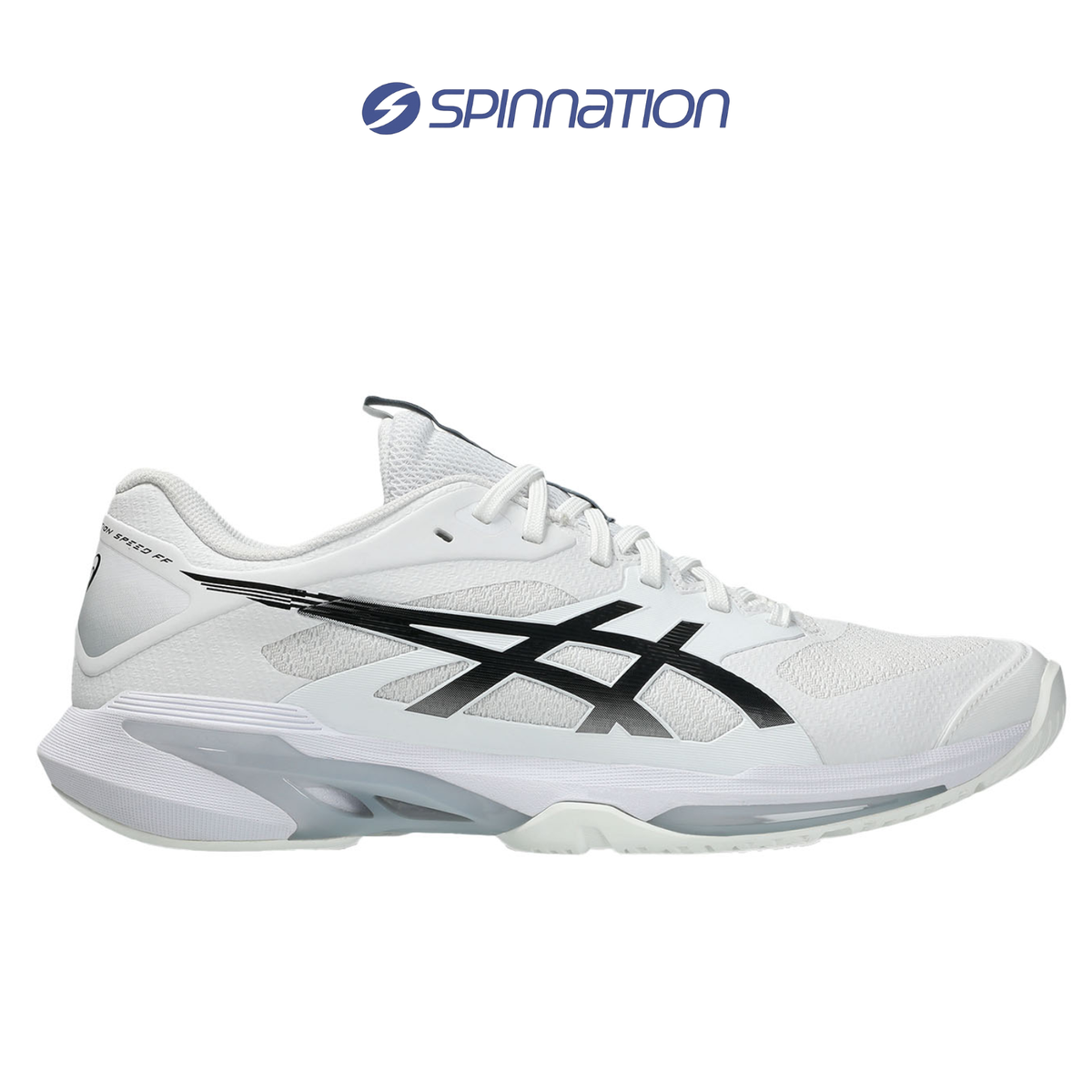 PADEL/TENNIS SHOES ASICS SOLUTION SPEED FF 4 WHITE BLACK SHOES
