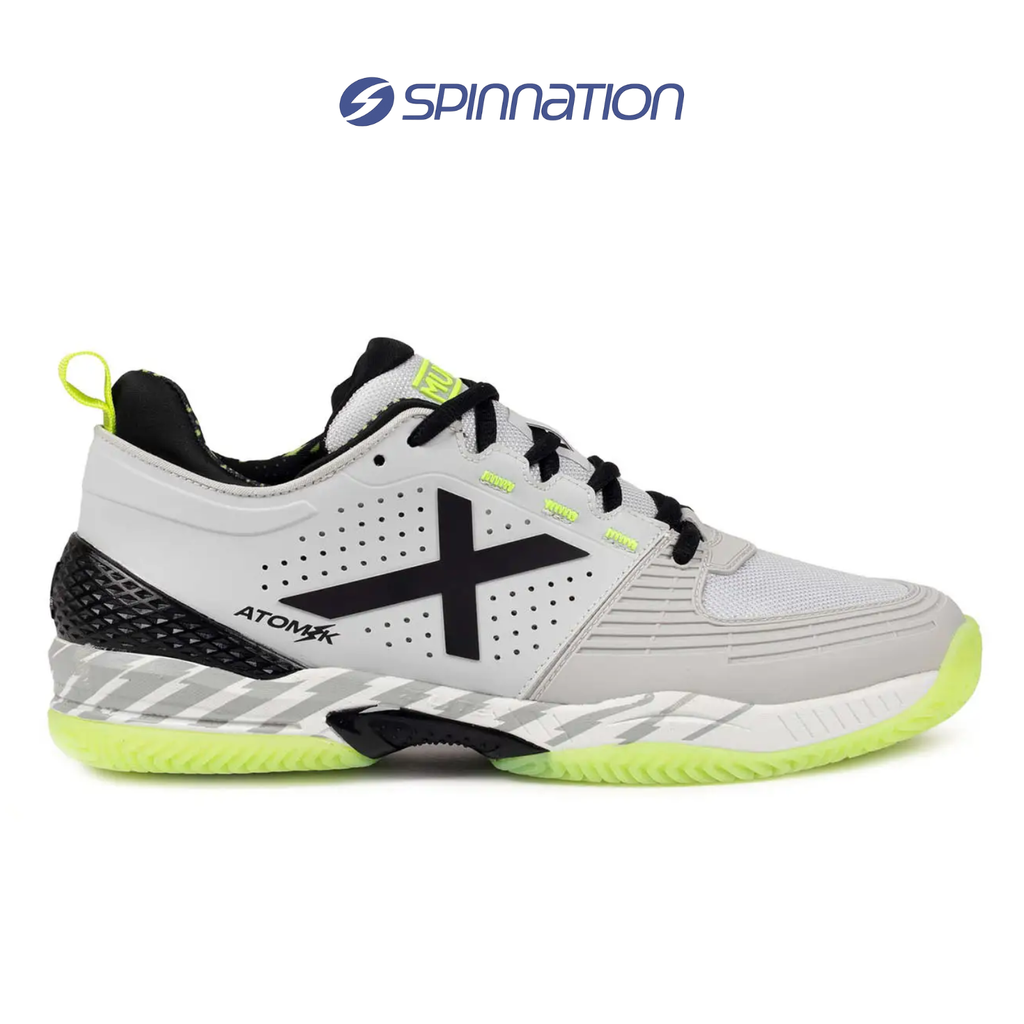 PADEL SHOES MUNICH ATOMIK 50 GREY FLUORESCENT YELLOW SHOES
