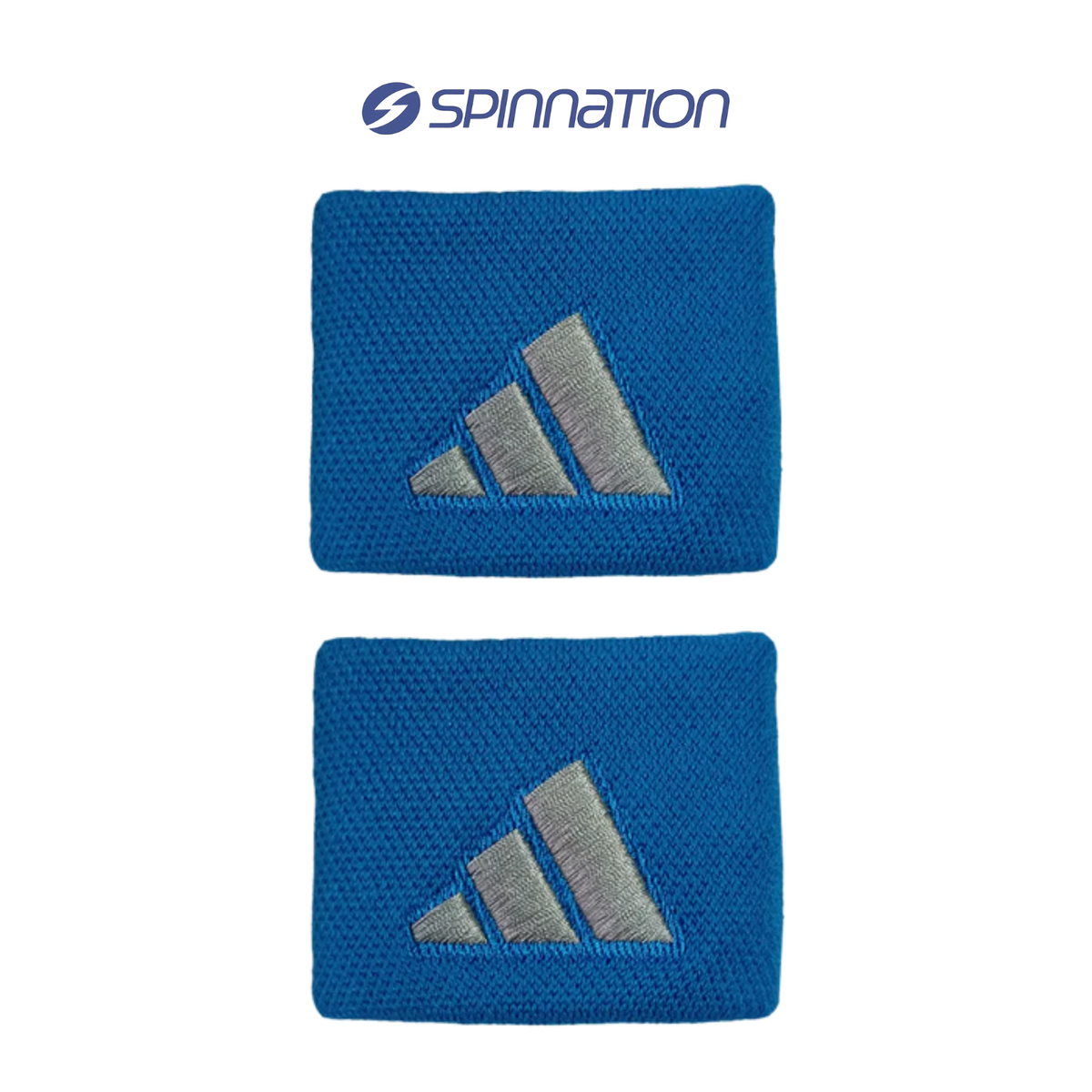 ADIDAS SMALL BLUE GREY WRISTBANDS