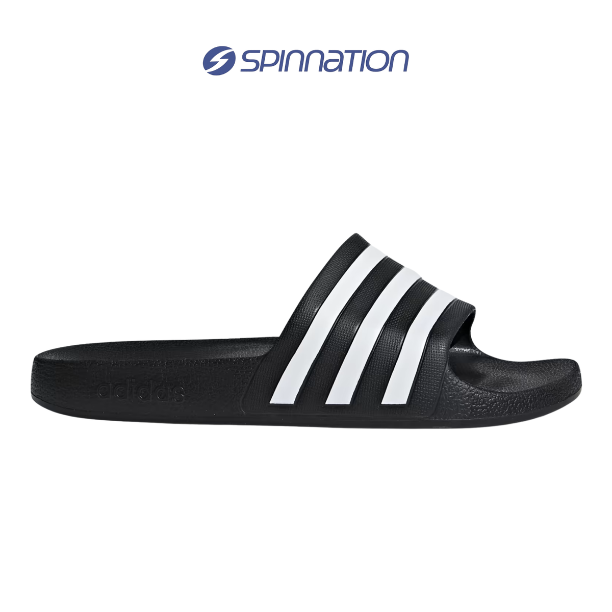 SANDAL UNISEX ADIDAS ADILETTE AQUA HITAM PUTIH