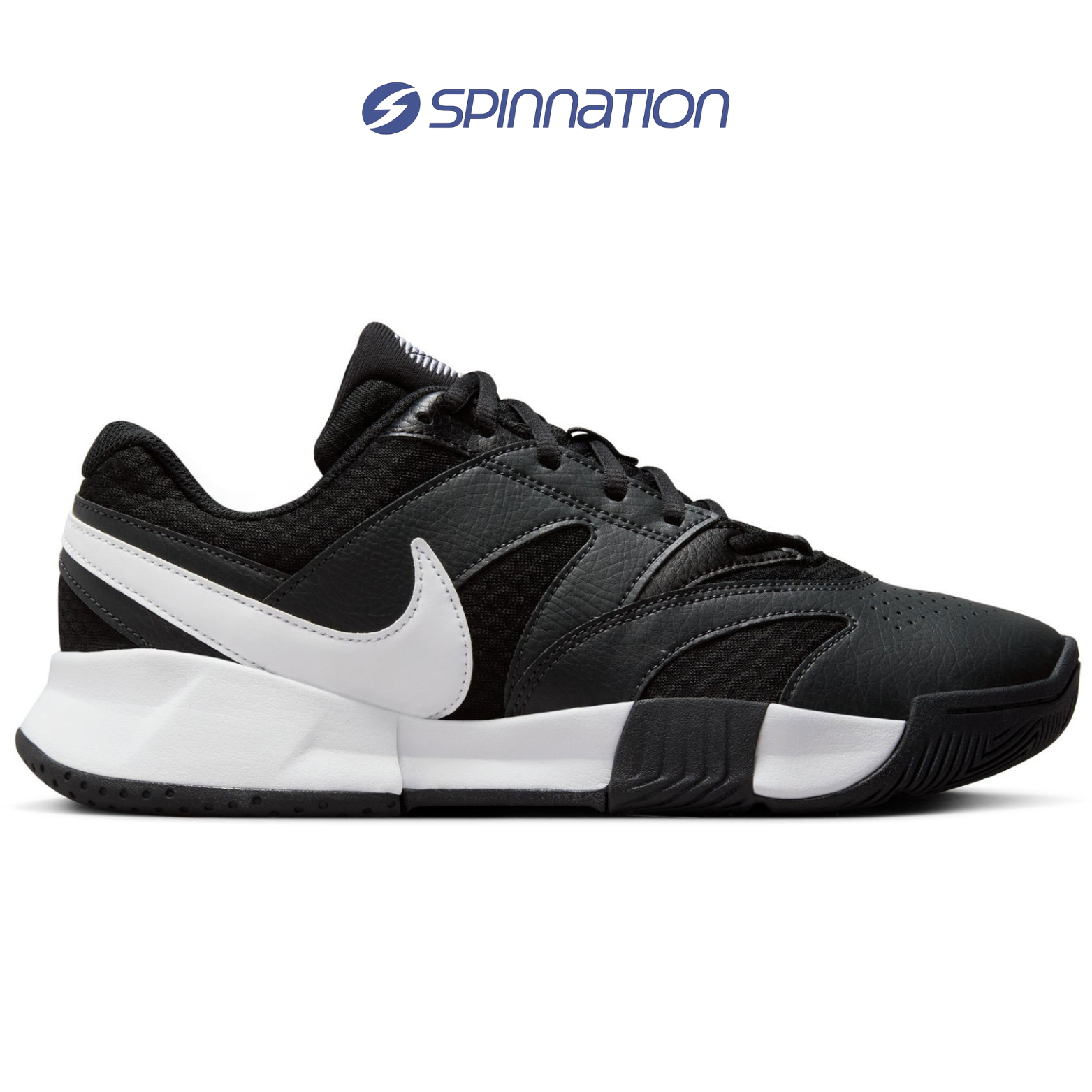 RUNNING SHOES NIKE COURT LITE 4 WHITE BLACK WOMAN SHOES