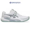 PADEL/TENNIS SHOES ASICS GEL CHALLENGER 15 CLAY WHITE GREEN WOMAN SHOES