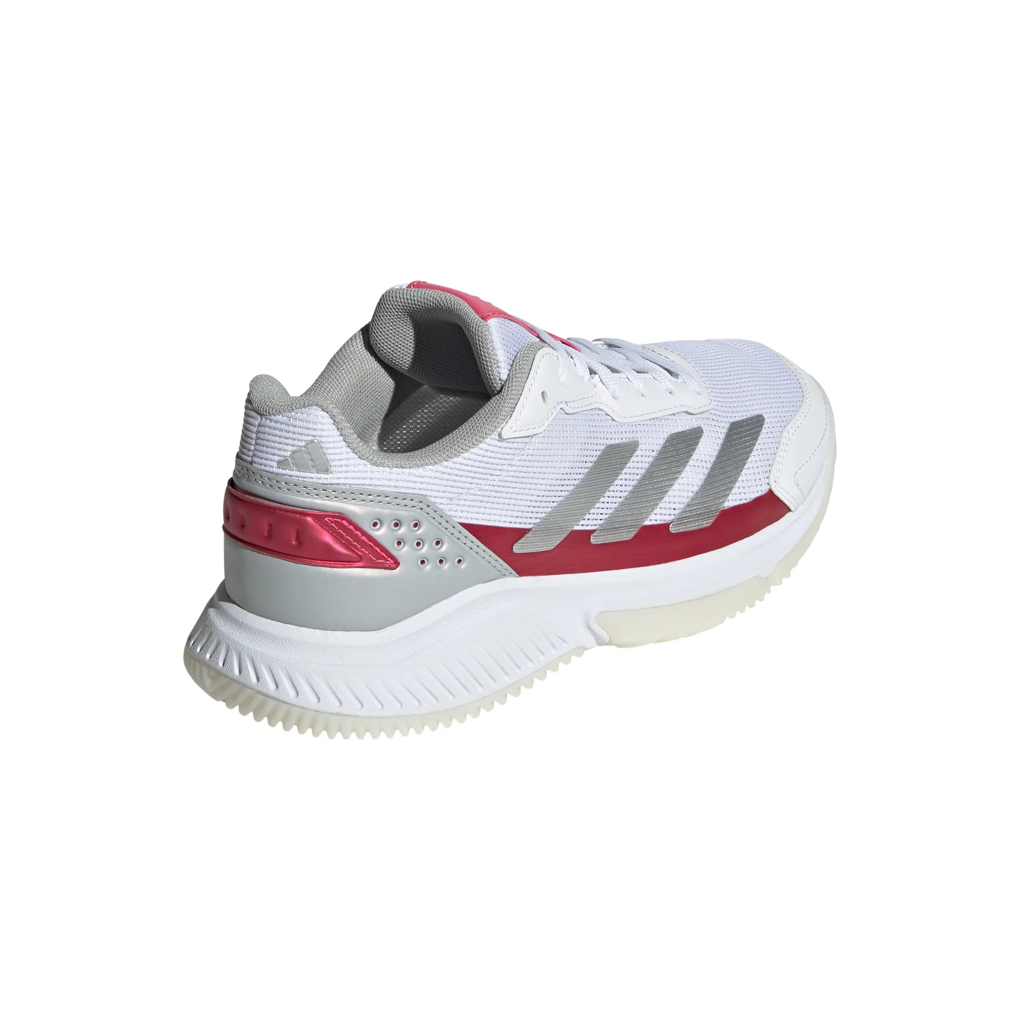 ADIDAS COURTQUICK WHITE/SILVER/PINK PADEL SHOES