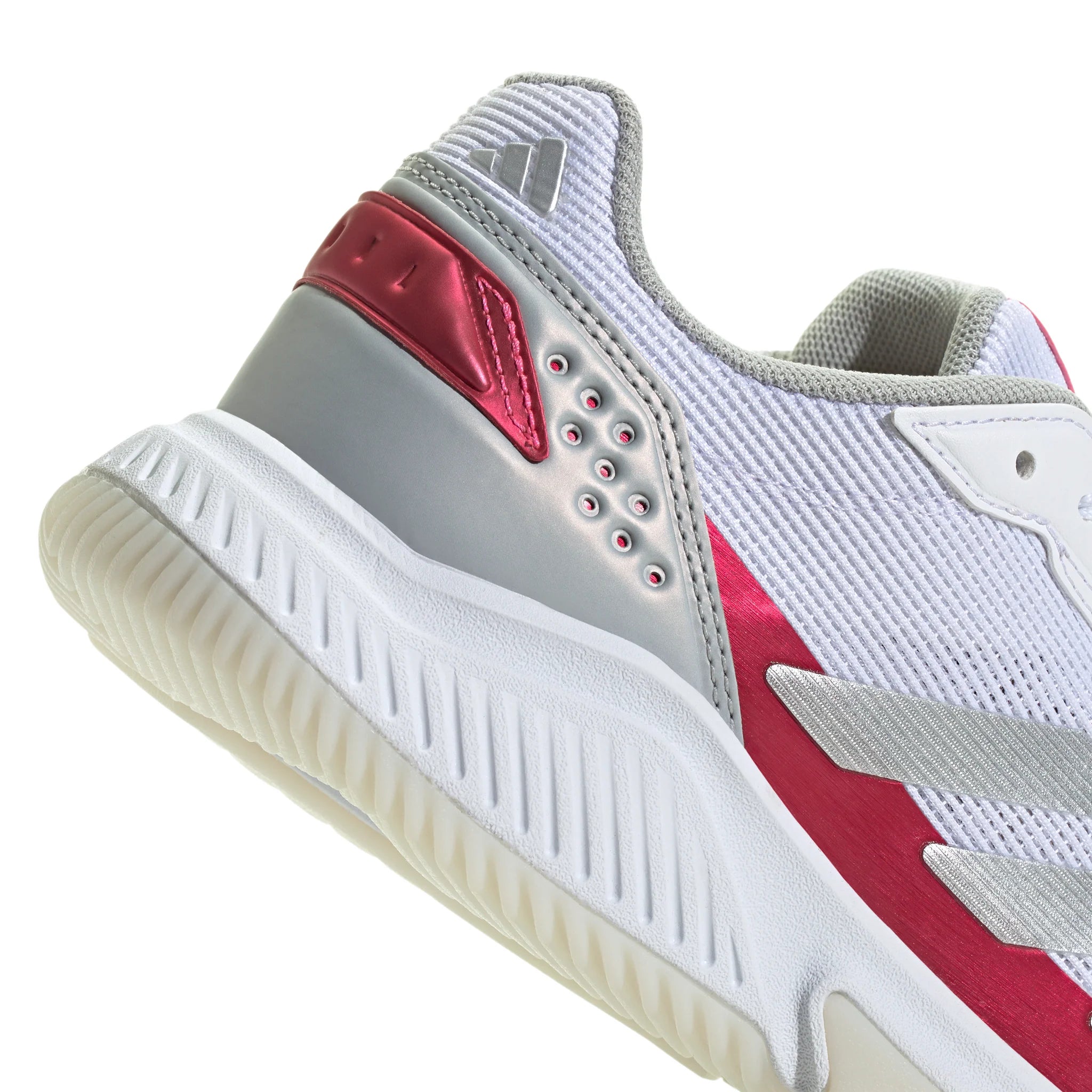 ADIDAS COURTQUICK WHITE/SILVER/PINK PADEL SHOES
