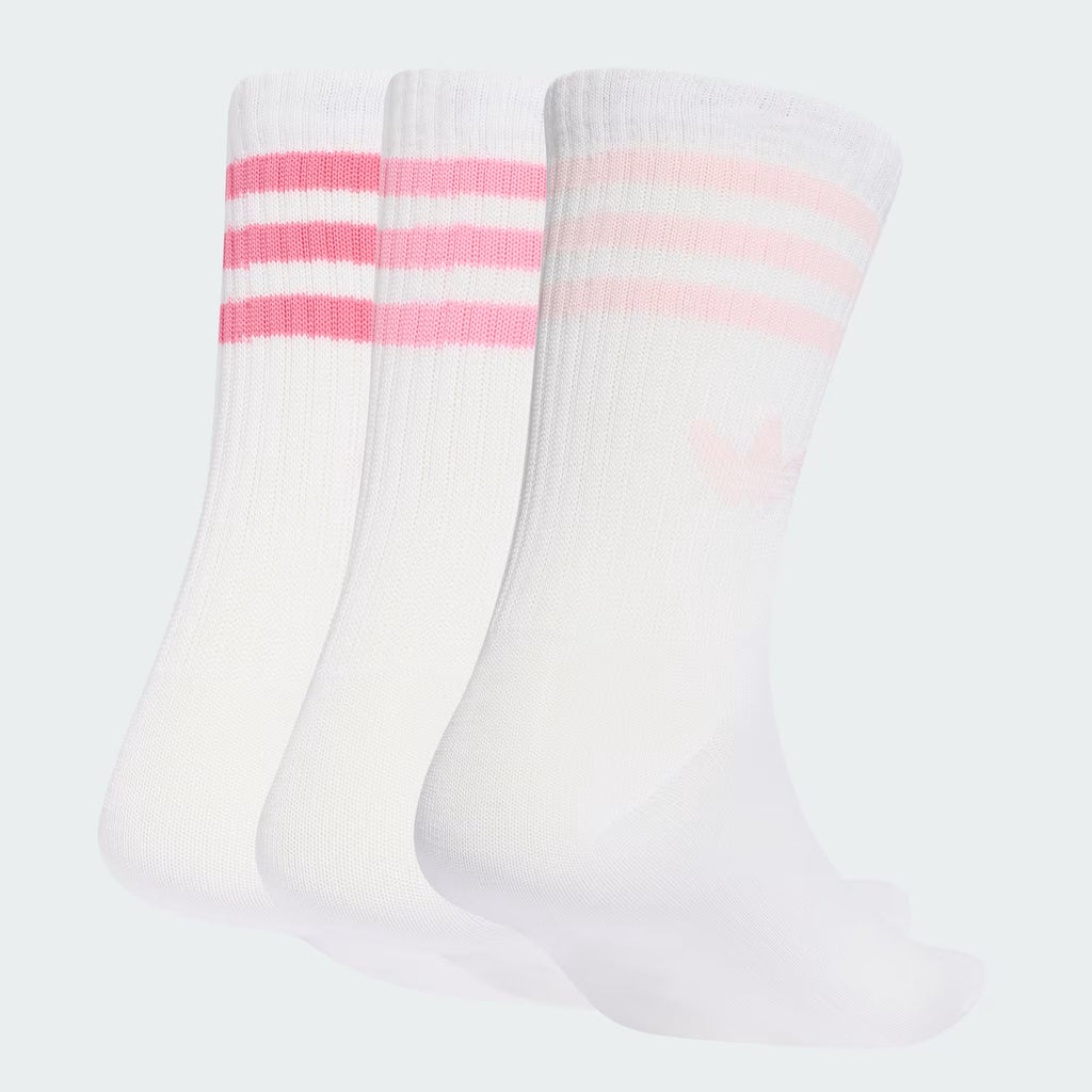 Adidas 3S Crew S 30 White Pink Socks