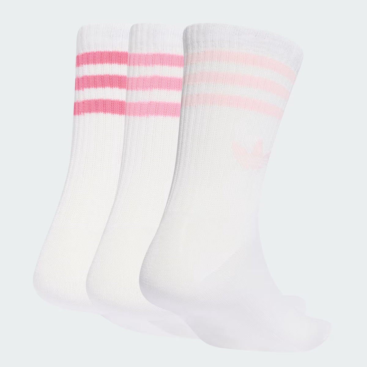 Adidas 3S Crew S 30 White Pink Socks